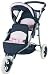 Corolle Nursery Twin Stroller - 20-30" x 33" x 16"