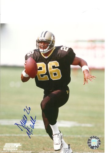 DEUCE MCALLISTER,NEW ORLEANS SAINTS,SAINTS,SIGNED,AUTOGRAPHED 8X10,PHOTO,COA