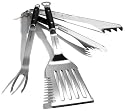 Strathwood Forged Stainless Steel and Bakelite 3-Piece BBQ Tool Set