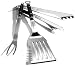 Strathwood Forged Stainless Steel and Bakelite 3-Piece BBQ Tool Set