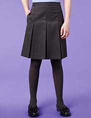Plus Fit Pleated Traditional Skirt with Stormwear+™