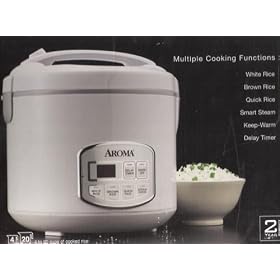 Aroma Professional Rice Cooker food Steamer Multiple Cooking Functions (2-20 Cups of... by Aroma