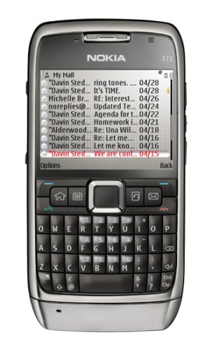 Nokia E71 Unlocked Cell Phone with 3.2 MP Camera, MP3/Video Player, GPS - International Version with No Warranty (Gray)