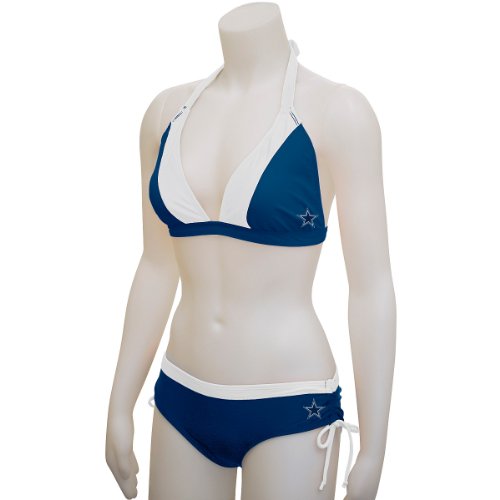 Dallas Cowboys Women's Halter Bikini Large