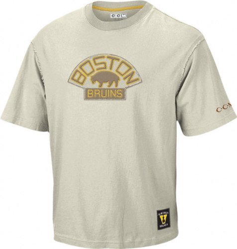 Buy Boston Bruins -Putty- Vintage Logo Soda Rubber Shirt