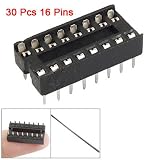 30 Pcs 16 Pin 2.54mm DIP IC Socket Solder Type Adaptors