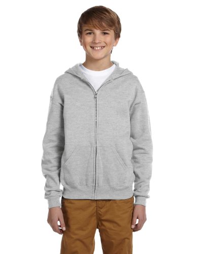 JERZEES - Youth NuBlend Full-Zip Hooded Sweatshirt. 993B