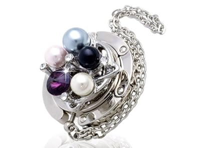 In Handbag Heaven Beautiful Purple, Black & Silver Beaded Luxury