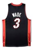 Dwyane Wade Autographed/Hand Signed Miami Heat Away (Black) Custom Basketball Jersey