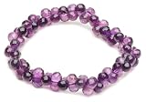 5x7mm Faceted Amethyst Beaded Bracelet