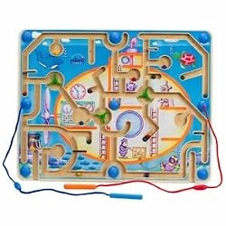 Educo Wood Magnetic Maze, Explore-a-Sub