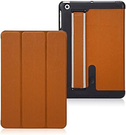 iPad Mini Case Premium PU Leather Magnetic Smart Cover Case w/ Sleep/Wake-up Functions For iPad Mini 1, 2, 3 (brown2)