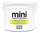 CARPENTER BLOCK mini SINGLE COLOR 64PIECES /LEMON YELLOW 002