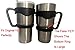Handle for 30 oz Yeti , Rtic Rambler Tumbler Cooler Handle Vacuum Insulated Cup Holder Grip to be Mug Accessories,Color Black