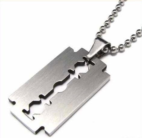 Razor Blade Stainless Steel Necklace