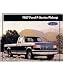 1987 FORD F100 F150 F250 F350 TRUCK Sales Brochure