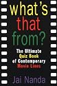 What's That From?: The Ultimate Quiz Book of Contemporary Movie Lines