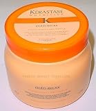 Kerastase Masque Oleo-Relax Smoothing mask for dry, Rebellious Hair Frizz- 16.7 oz 500 ml
