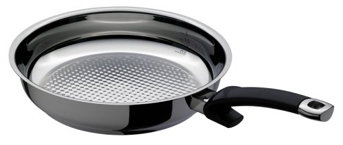 Fissler 121 100 28 100 Crispy Steelux Premium 11.0-Inch Fry Pan