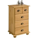 Commode, Chiffonnier en pin finition cir�epar IDIMEX