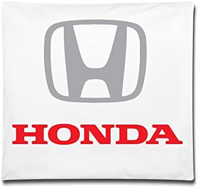 Honda Motor Logo 18 X18 Inch Pillow Cushion Cover White
