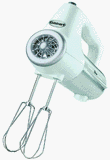 Cuisinart HM-50 Power Advantage 5-Speed Hand Mixer, Stainless and White