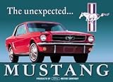 Ford Mustang Vintage Bar Metal Antique Nostalgic Collectible Tin Sign