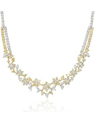 Diamond 18k Two Tone Gold Necklace