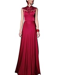 A-line Halter Sleeveless Satin Sequined Beaded Cocktail Floor Length Homecoming Dress/Pageant Dress/Prom Dress/Party Dress/Wedding Dress 