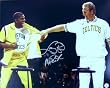 Larry Bird Magic Johnson Signed Celtics 16x20