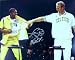 Larry Bird Magic Johnson Signed Celtics 16x20