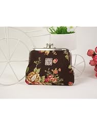 Beautiful Anna Sui Vintage Floral Victorian Style Double Pockets Coin Purse... by 