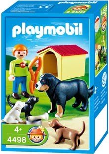 Childrens Toyshop  Spielwaren : Playmobil 4498 - Berner Sennenhund/Welpen