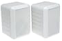Studio Acoustics MS-80W 3-way Stereo Speakers, pair (white)