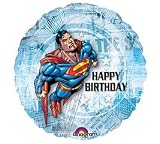 Superman 18" Happy Birthday Mylar Balloon Superman 18" Happy Birthday Mylar Balloon