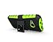 ElBolt 3 in 1 Hard Grenade Stand Gel Case with Stylus Pen and Screen Protector for HTC One Mini 2 / HTC One Remix / HTC M8 Mini - Neon Green
