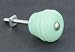 Barrel Knob - Milk Green Glass (Jadeite) 1-1/8