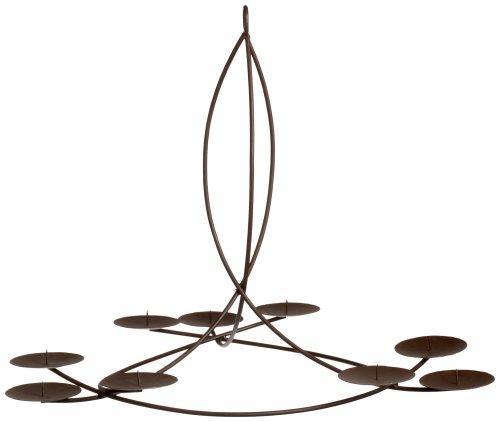 HomArt Odeon Wrought Iron Candle Chandelier