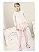 Zhuannian Little Girls Bowknot Lace Leggings
