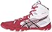 ASICS Men's Cael V7.0 Wrestling Shoe, True Red/Black/White, 8 M US