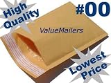Review ValueMailers  / 250 #00 5x10 KRAFT BUBBLE MAILERS PADDED ENVELOPES #00