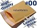 Office Products : 100 #00 5x10 KRAFT BUBBLE MAILERS PADDED ENVELOPES #00