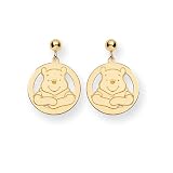 Gold-plated SS Disney Winnie the Pooh Earrings