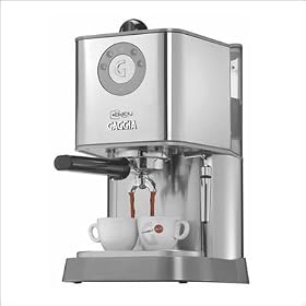 Gaggia 12500 Baby Twin Espresso Machine with Dual Heating System, Stainless Steel
