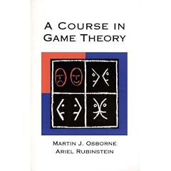 A Course in Game Theory (Taschenbuch)