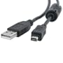 Olympus CB-USB5 / USB6 Compatible USB Data Cable w/ Ferrite, Black