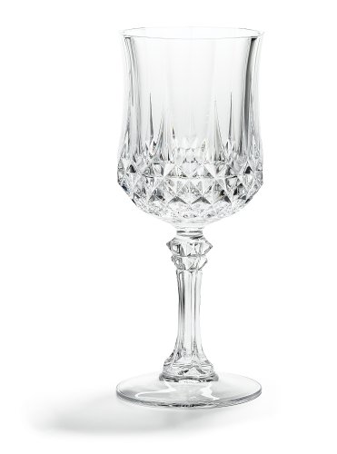 Cristal D'Arques Longchamp 10 1/4-Ounce Goblet, Set of 4