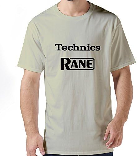Serlina Men's Rane Cotton Round Neck Short Sleeve T-Shirt Tee Natural L