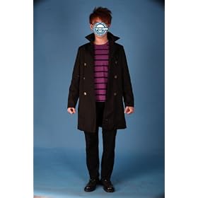  Japanese Anime Katekyo Hitman Reborn Cosplay Costume - Belphegor 1st Ver Set XX-Small