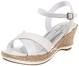 Jessica Simpson Kowloon Ankle-Strap Sandal (Little Kid/Big Kid),White,13 M US Little Kid
